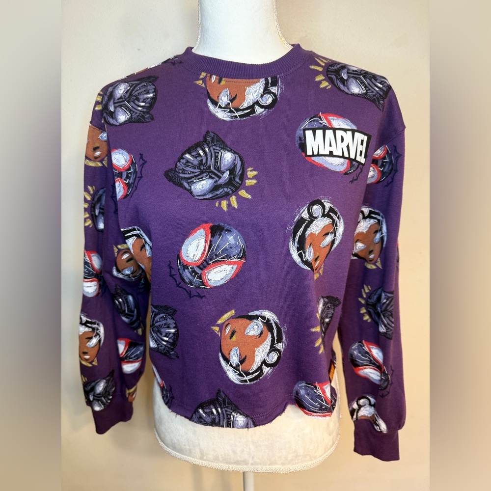 Marvel Artist Series Wakanda Crop Sweater